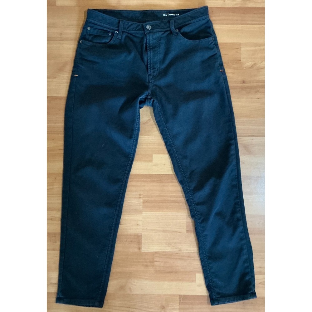 The Normal‎ Brand Reg Trdmrk Slim Jeans Mens 31 Dark Blue Stretch Denim Pants